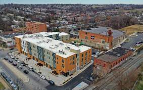 The Walbrook Mill project, near Coppin State, rises from a sawdust past